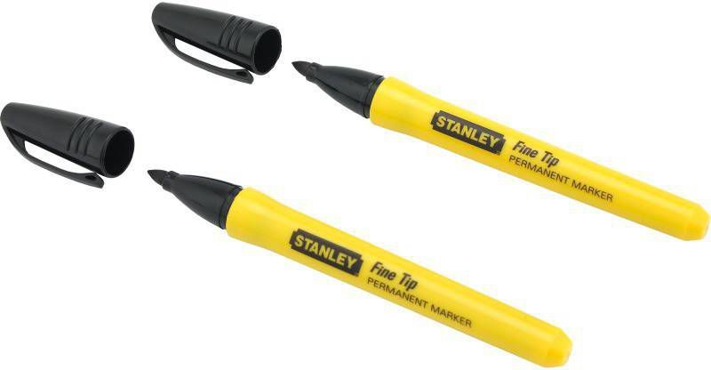 STANLEY Markeerstift Fijne Tip Zwart Tekenen