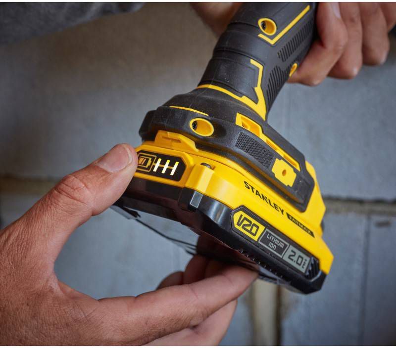 STANLEY FATMAX V20 18V 2.0AH Lithium ion accu Oplaadbare batterij