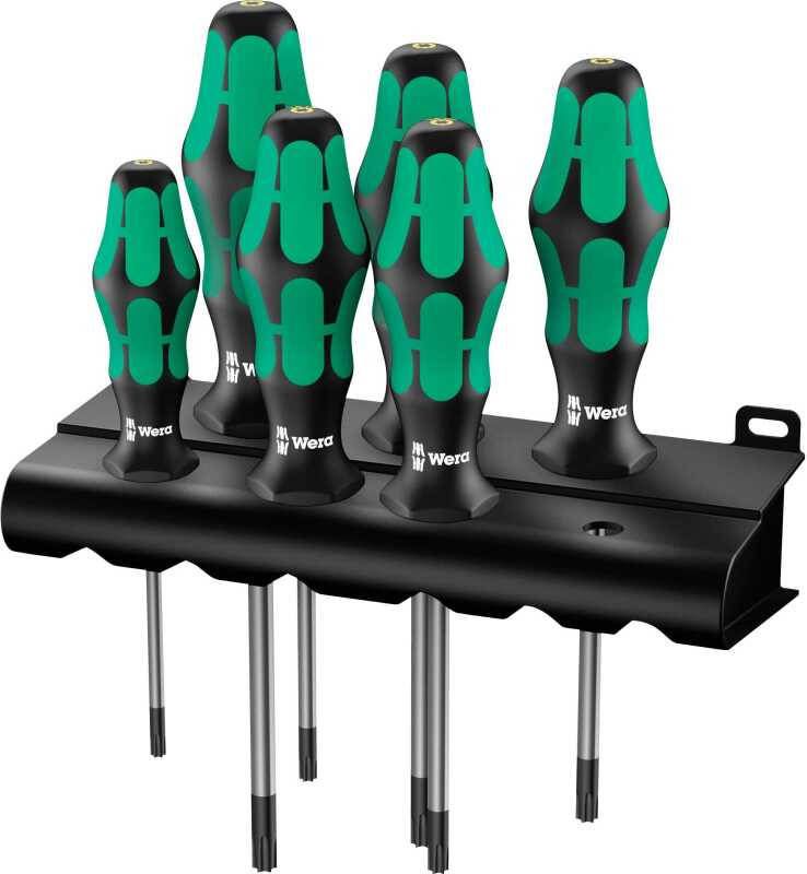 Wera 367/6 TORX HF schroevendraaierset Kraftform Plus + Rek Schroevendraaier