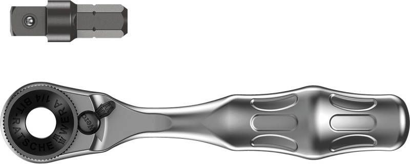 Wera 8001 A Zyklop Mini 1 Bit ratel 1/4" Ratel