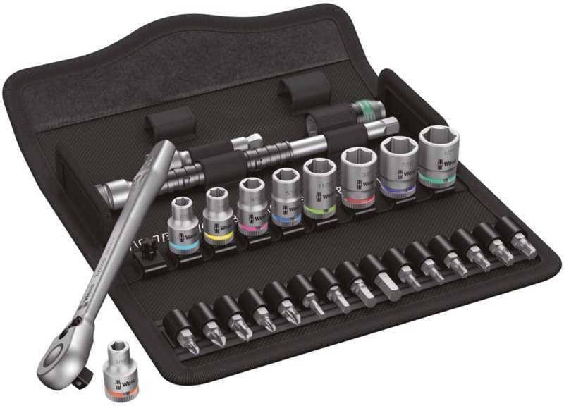 Wera 8100 SA 11 Zyklop Metal ratelset, 28 delig Gereedschapsset