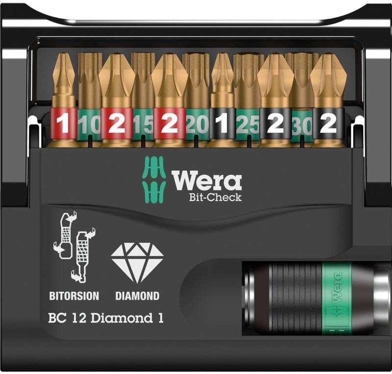 Wera Bit Check 12 Diamond 1 Bitset