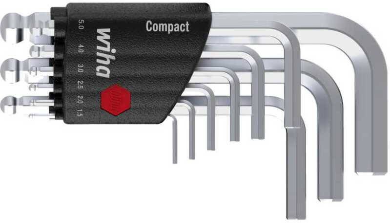 Wiha Inbussleutelset in Compact houder Schroevendraaier