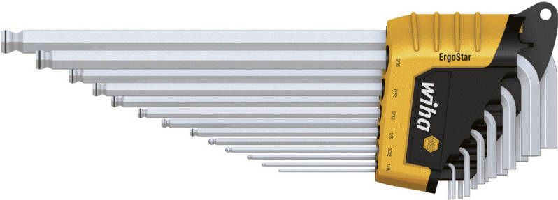 Wiha Stiftsleutelset in ErgoStar houder, 14 delig Schroevendraaier