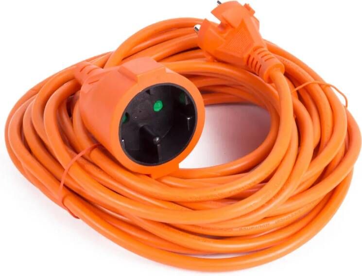 Shoppartners Benson Verlengsnoer Oranje 10 Meter 2 X 1.0 Mm²