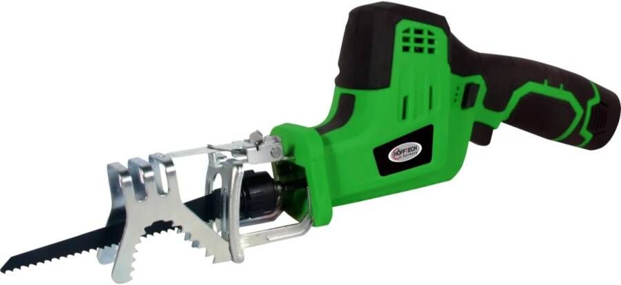 DealDonkey Hofftech Recipro snoeizaag Draadloze Takkenzaag 12v batterij