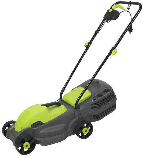 Kinzo Garden Elektrische Grasmaaier 1100w Met Opvangbak 30 Liter Maaibreedte 320 Mm 3 Maaihoogtes