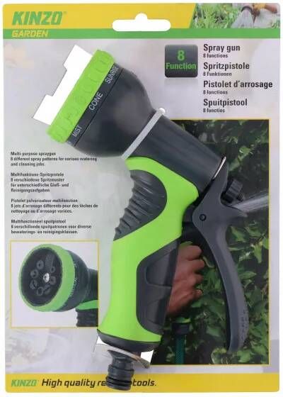 Kinzo Sproeikop Met Acht Standen Abs Groen/grijs