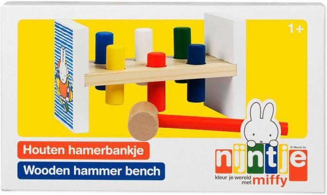 Thystoys Bambolino Hamerbank Nijntje Hout 21, 5 X 12 Cm